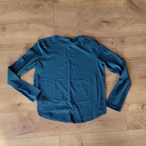 lululemon athletica Long Sleeve Crew Top - Hunter Green